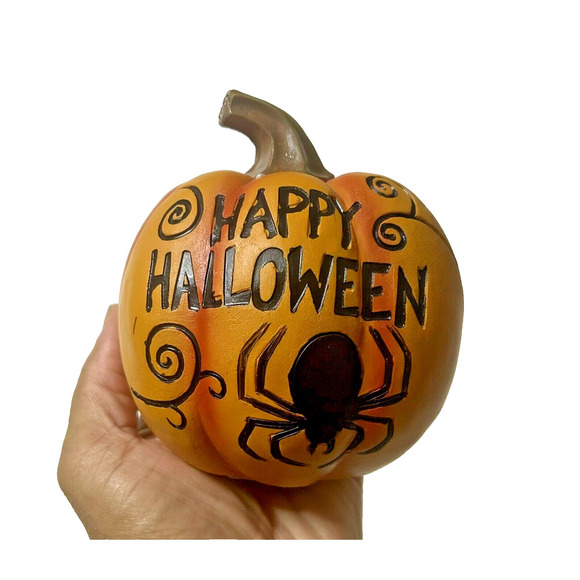 Happy Halloween Pumpkin Decor - Picture 4 of 7